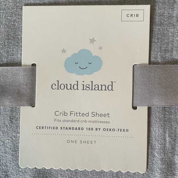 cloud island Crib Fitted Sheet - Picture 2 of 5